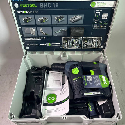 Festool BHC 18 Basic Akku Bohrhammer 18 V 25 Nm 1 8 J SDS Plus Brushless 576511 Systainer Reparaturgeraet 2 - toolbrothers