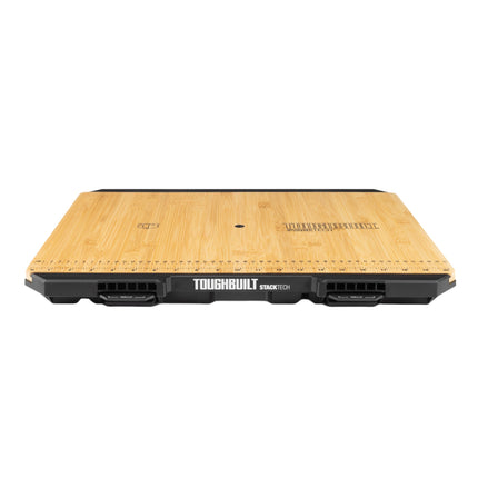 Toughbuilt StackTech TB B1 A 10 Bambus Arbeitsplatte mit Massanzeige 42 5 x 41 x 5 cm  1 - toolbrothers