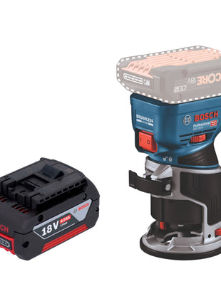 Bosch GKF 18V 8 Professional Akku Kantenfraese 18 V 8 0 mm Brushless 1x Akku 4 0 Ah ohne Ladegeraet 0 - toolbrothers