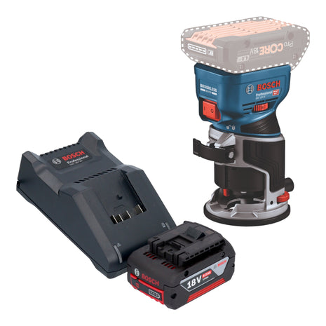 Bosch GKF 18V 8 Professional Akku Kantenfraese 18 V 8 0 mm Brushless 1x Akku 4 0 Ah Ladegeraet 0 - toolbrothers