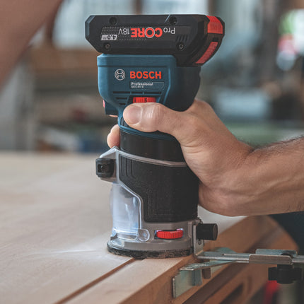 Bosch GKF 18V 8 Professional Akku Kantenfraese 18 V 8 0 mm Brushless 1x ProCORE Akku 8 0 Ah Ladegeraet 4 - toolbrothers