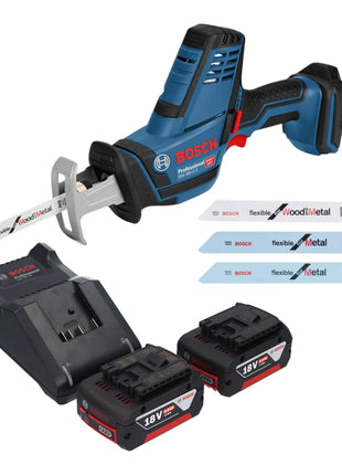 Bosch GSA 18V LI C Professional Akku Reciprosaege Saebelsaege 18 V 2x Akku 5 0 Ah Ladegeraet 0 - toolbrothers