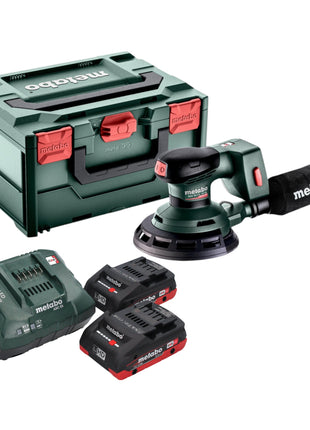 Metabo SXA 18 LTX 150 BL Akku Exzenterschleifer 18 V 150 mm Brushless 2x LiHD Akku 4 0 Ah Ladegeraet metaBOX 0 - toolbrothers