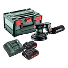 Metabo SXA 18 LTX 150 BL Akku Exzenterschleifer 18 V 150 mm Brushless 2x LiHD Akku 4 0 Ah Ladegeraet metaBOX 0 - toolbrothers