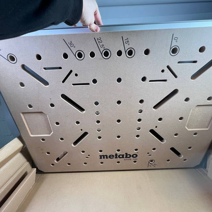 Metabo MWB 100 Multifunktionstisch 626991000 mobile Werkbank robuste MDF Tischplatte Beschaedigt 3 - toolbrothers