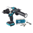 Makita DHP 486 Z Akku Schlagbohrschrauber 18 V 130 Nm Brushless 22 tlg Bit Set ohne Akku ohne Ladegeraet 0 - toolbrothers