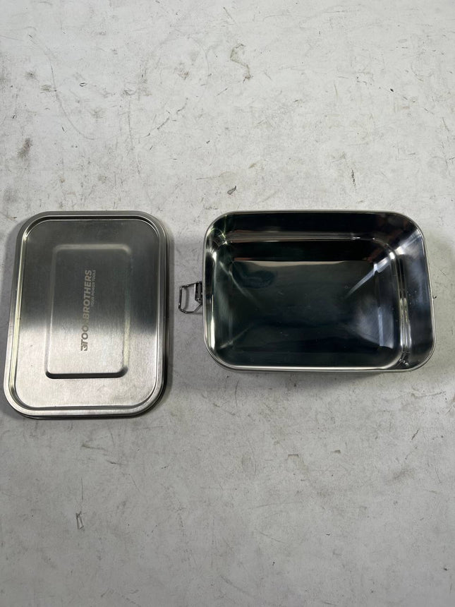 Toolbrothers Fan Edelstahl Brotdose mit Trennfaechern und Edelstahldeckel 1200 ml Neuwertig 1 - toolbrothers