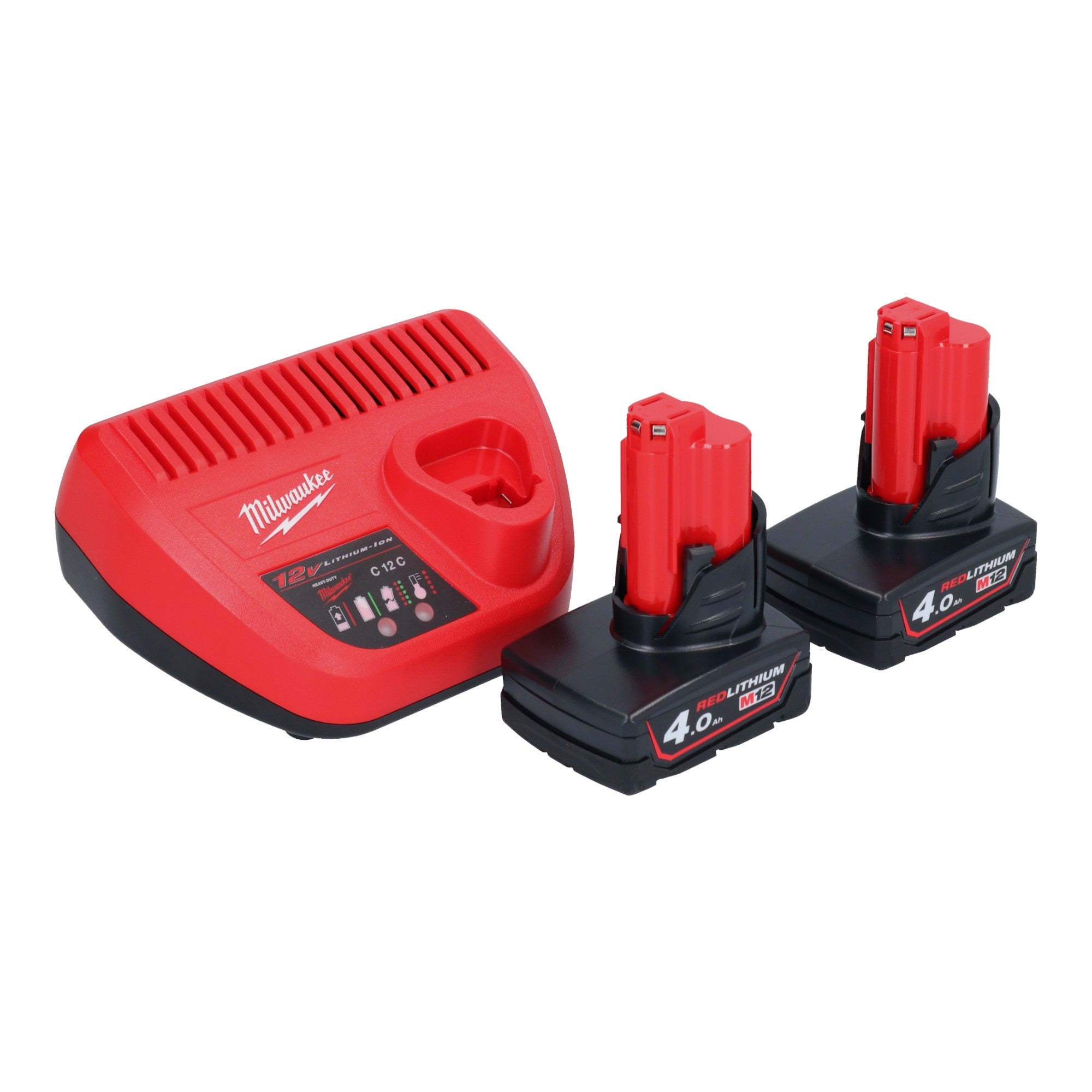Milwaukee M12 FHS 402 Akku Astsaege 12 V 15 cm Brushless 2x Akku 4 0 Ah Ladegeraet 2 - toolbrothers