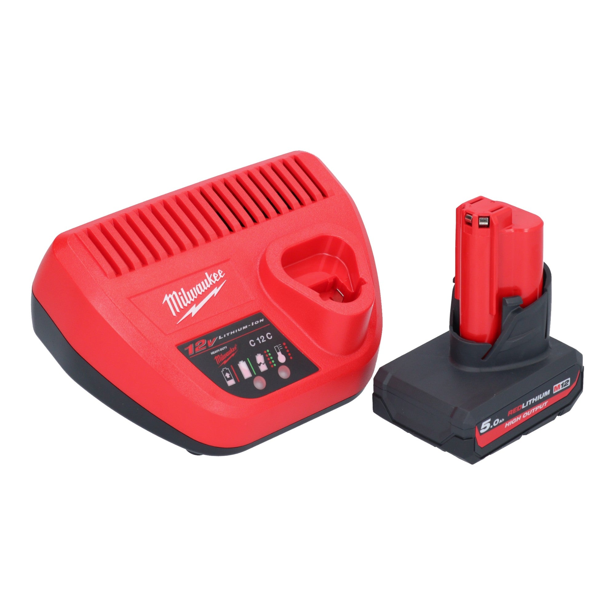 Milwaukee M12 FHS 501 Akku Astsaege 12 V 15 cm Brushless 1x Akku 5 0 Ah Ladegeraet 2 - toolbrothers