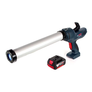 Bosch GCG 18V-600 Professional Akku Kartuschenpresse 400 ml Kapazität + 1x GBA 6,0 Ah Akku - ohne Ladegerät