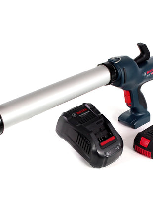 Bosch GCG 18V-600 Professional Akku Kartuschenpresse 400 ml Kapazität + 1x GBA 6,0 Ah Akku + GAL 1880 Schnellladegerät - Toolbrothers