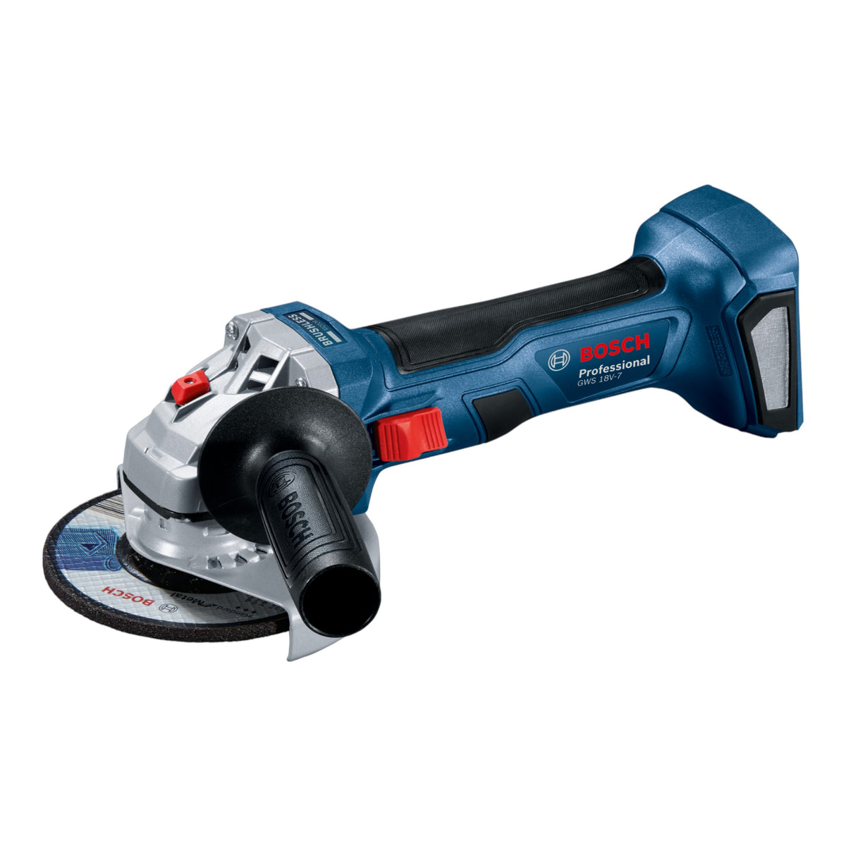 Bosch GWS 18V-7 Smerigliatrice angolare professionale a batteria 18 V 115 mm brushless solo ( 06019H9003 ) - senza batteria, senza caricabatterie