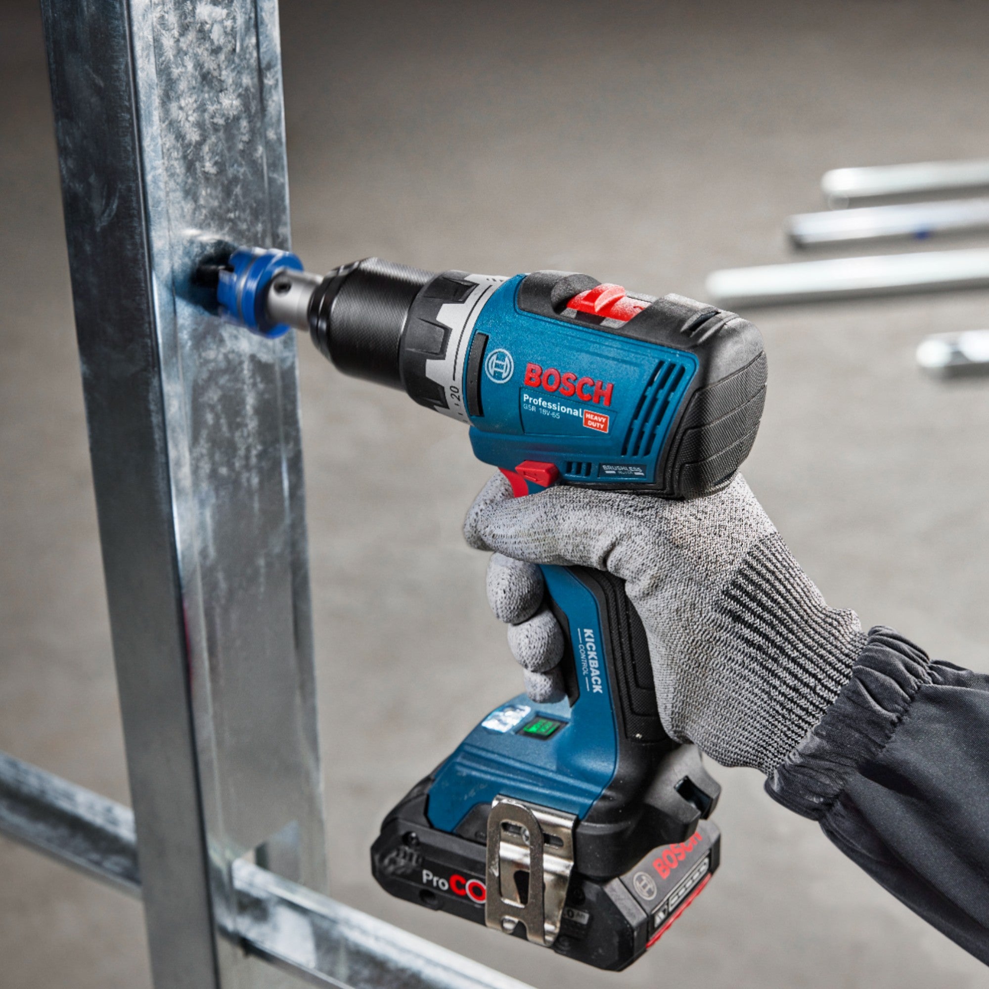 Bosch GSR 18V 65 Professional Akku Bohrschrauber 18 V 63 Nm Brushless 1x ProCORE Akku 4 0 Ah ohne Ladegeraet 4 - toolbrothers