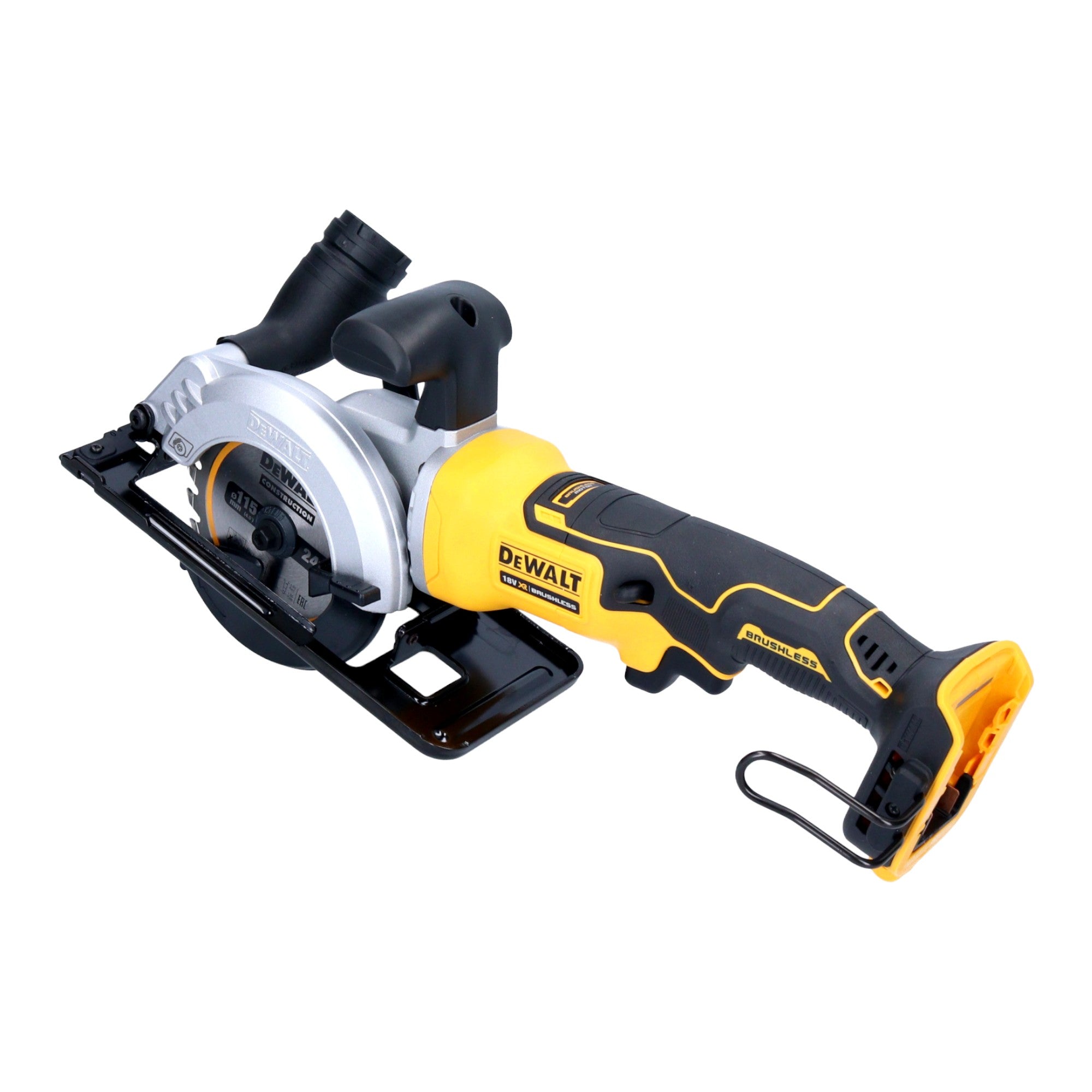 DeWalt DCS 571 H2 Akku Handkreissaege 18 V 115 mm Brushless 2x Powerstack Akku 5 0 Ah Ladegeraet 3 - toolbrothers