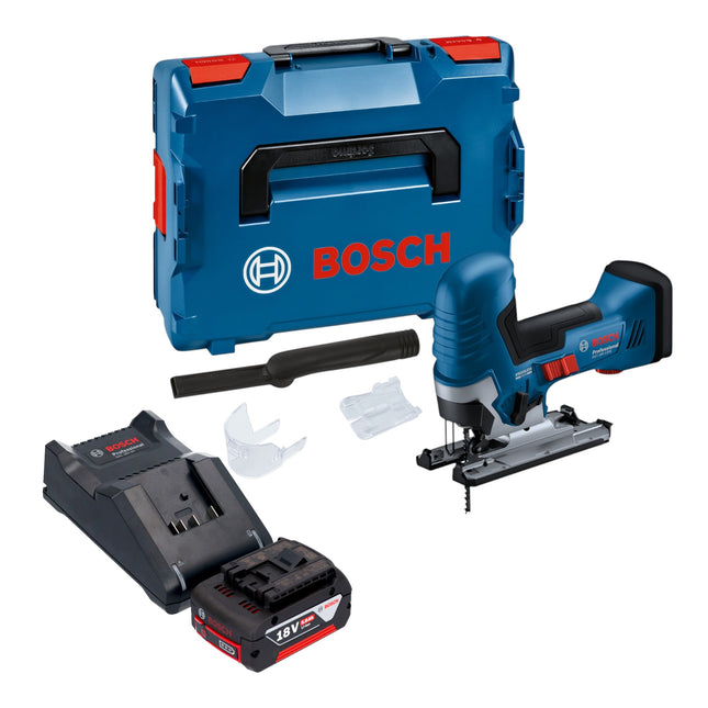 Bosch GST 18V 125 S Professional Akku Stichsaege 18 V 125 mm Brushless 1x Akku 5 0 Ah Ladegeraet L Boxx 0 - toolbrothers