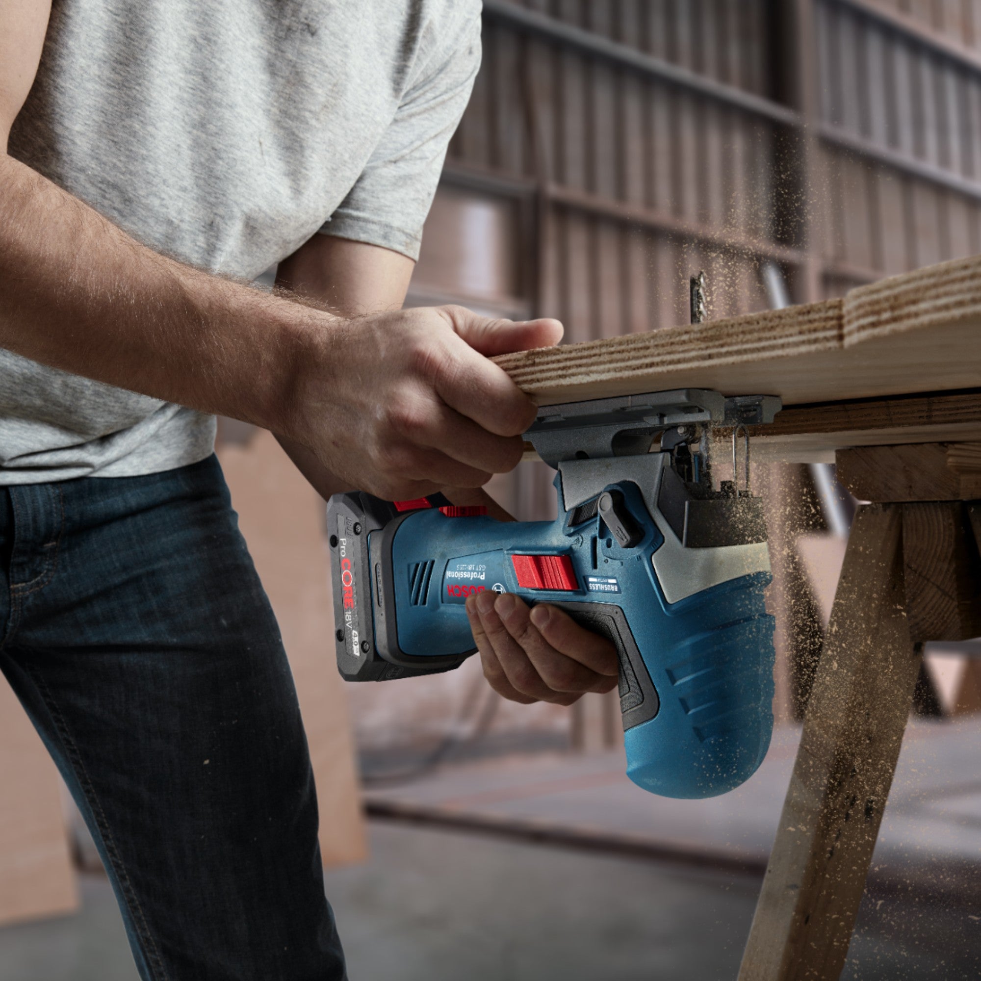 Bosch GST 18V 125 S Professional Akku Stichsaege 18 V 125 mm Brushless 2x ProCORE Akku 5 5 Ah Ladegeraet L Boxx 4 - toolbrothers