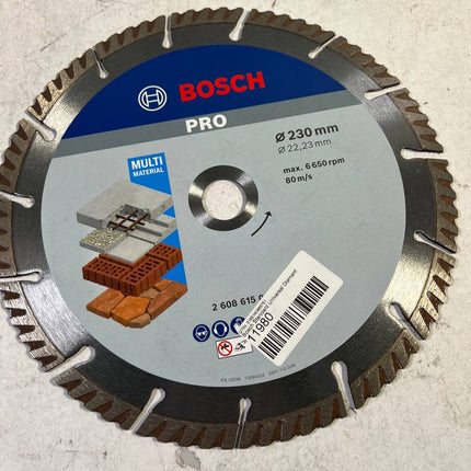 Bosch Standard Universal Diamant Trennscheibe 230 x 22 23 mm 1 Stk 2608615065 fuer Beton Beschaedigt 1 - toolbrothers