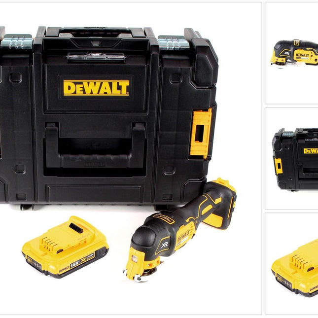 DeWalt DCS 355 NT Akku Oszillierer 18V Brushless Solo + 1x Akku 2,0Ah + TSTAK - ohne Ladegerät - Toolbrothers