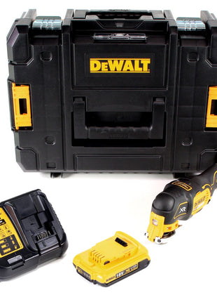 DeWalt DCS 355 D1 Akku Oszillierer 18V Brushless Solo + 1x Akku 2,0Ah + Ladegerät + TSTAK - Toolbrothers