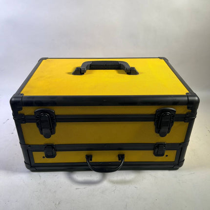 Toolbrothers TX Alu Werkzeug Koffer gelb fuer Akku Schlagschrauber und Schlagbohrschrauber 70 tlg Bit Bohrer Set Wuerfelschaum Einlage Neuwertig 1 - toolbrothers