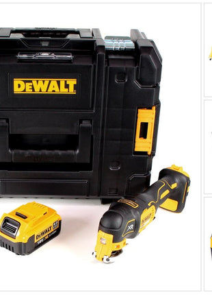 DeWalt DCS 355 NT Akku Oszillierer 18V Brushless Solo + 1x Akku 4,0Ah + TSTAK - ohne Ladegerät - Toolbrothers