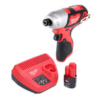Milwaukee M12 BID 201 Akku Schlagschrauber 12 V 112 Nm 1 4 1x Akku 2 0 Ah Ladegeraet 0 - toolbrothers