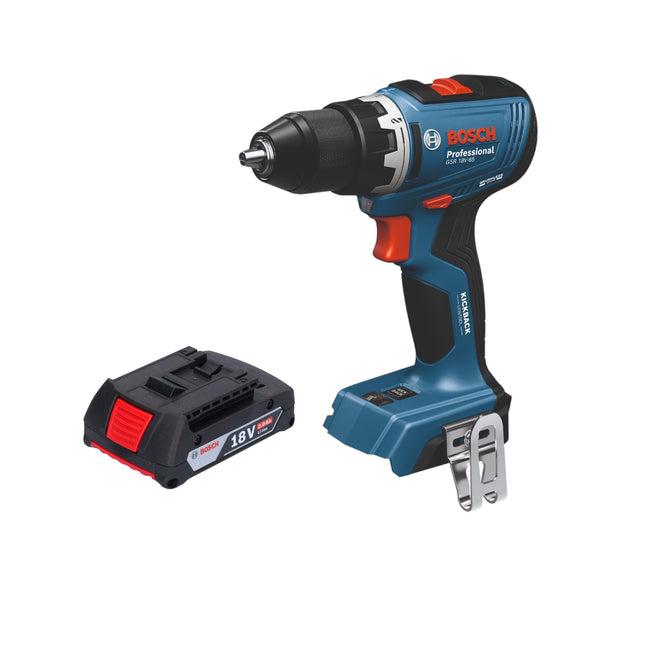 Bosch GSB 18V 65 Professional Akku Schlagbohrschrauber 18 V 65 Nm Brushless 1x Akku 2 0 Ah ohne Ladegeraet 0 - toolbrothers