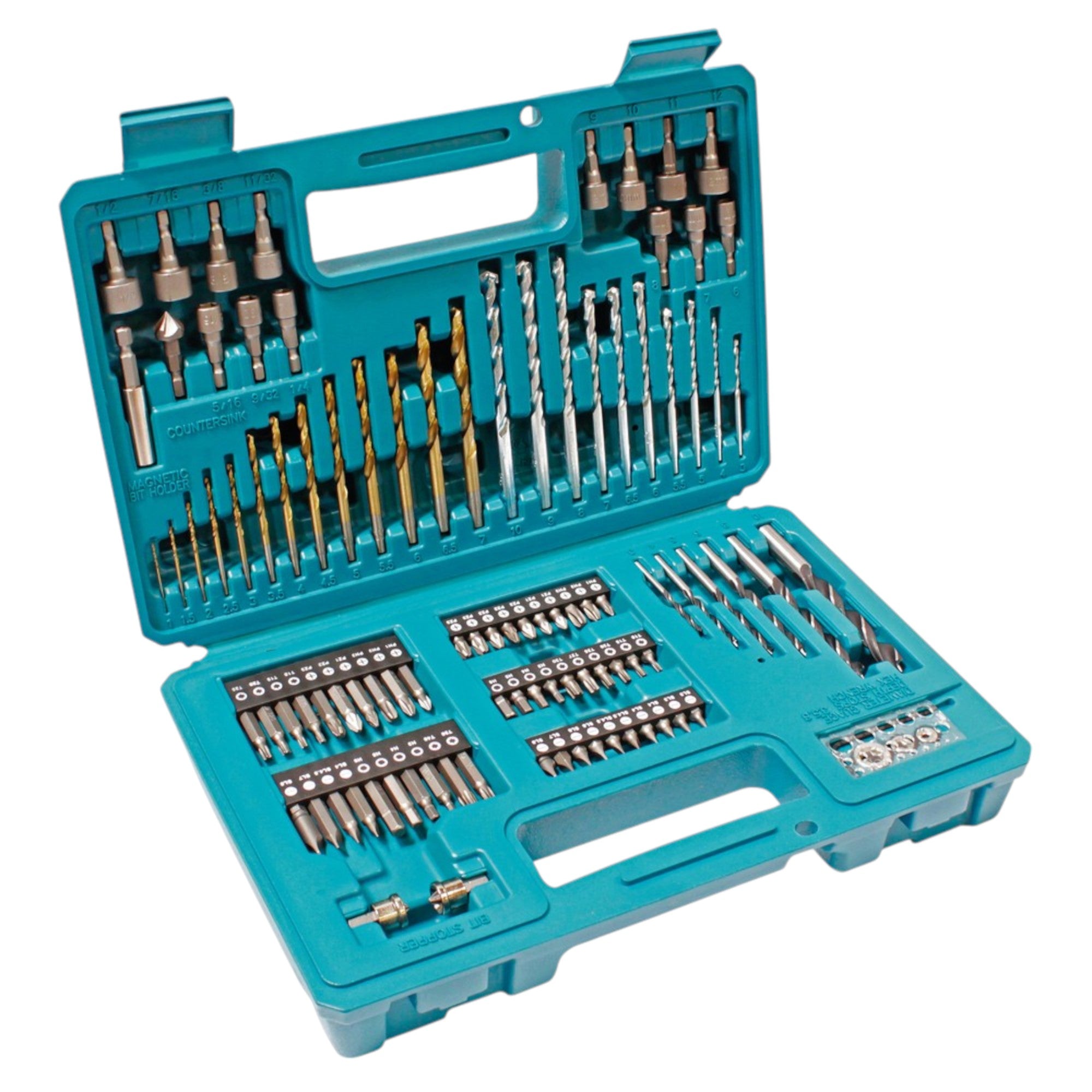Makita DHP 489 Z Akku Schlagbohrschrauber 18 V 73 Nm Brushless 102 tlg Bit Bohrer Set ohne Akku ohne Ladegeraet 2 - toolbrothers