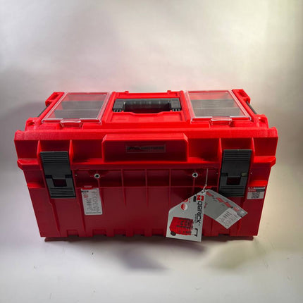 Qbrick System ONE 350 2 0 Profi RED ULTRA HD Custom Werkzeugkoffer modularer Organizer 585 x 385 x 320 mm 38 l stapelbar IP66 Beschaedigt 1 - toolbrothers