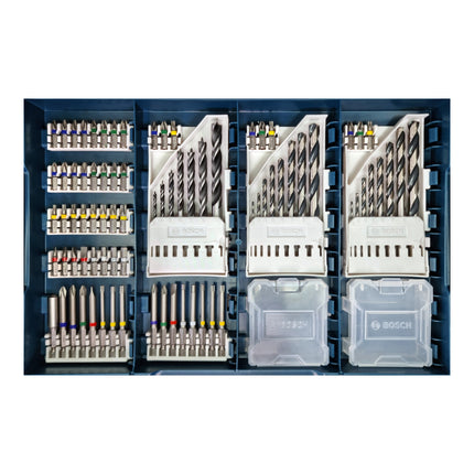 Bosch L Case Pick Click Professional Werkzeugkoffer 1600A026W3 82 tlg Bit und Bohrer Set 2 - toolbrothers