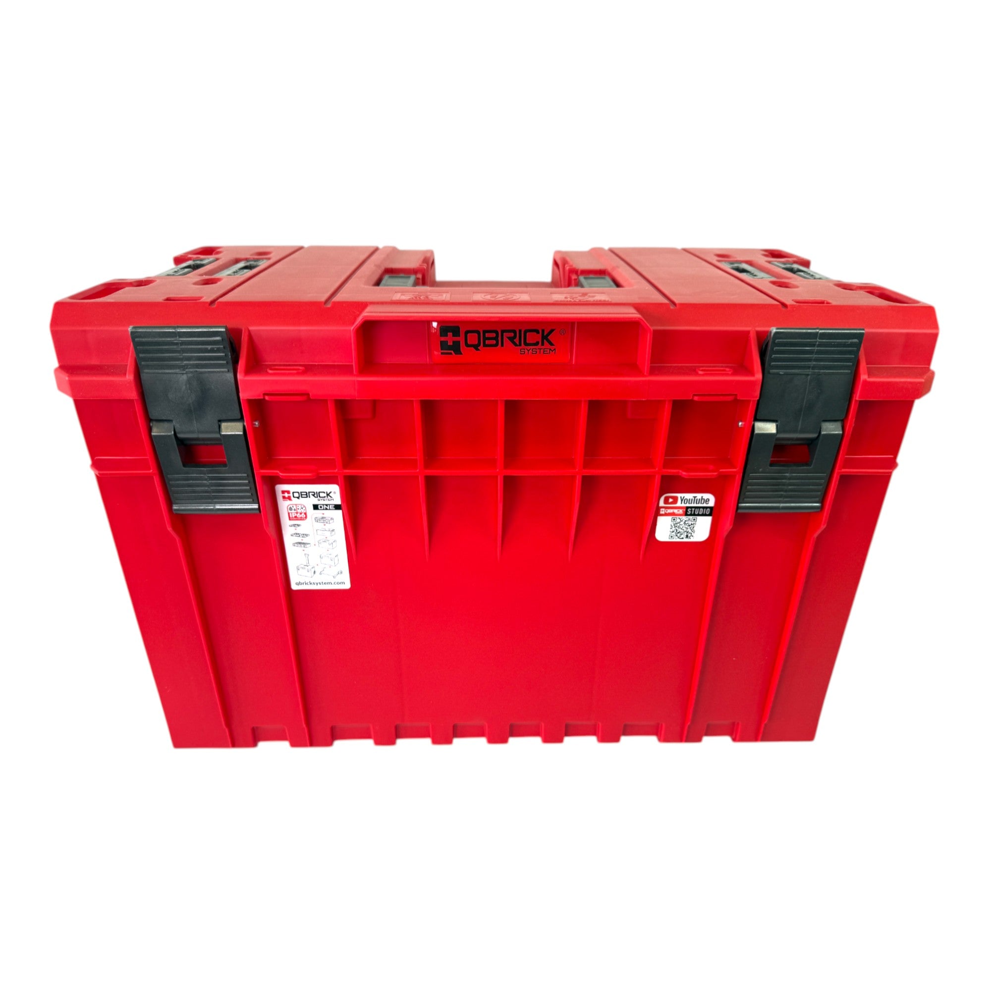 Qbrick System ONE 450 Vario RED ULTRA HD Custom Werkzeugkoffer modularer Organizer 585 x 385 x 420 mm 52 l stapelbar IP66 alte Version 1 - toolbrothers
