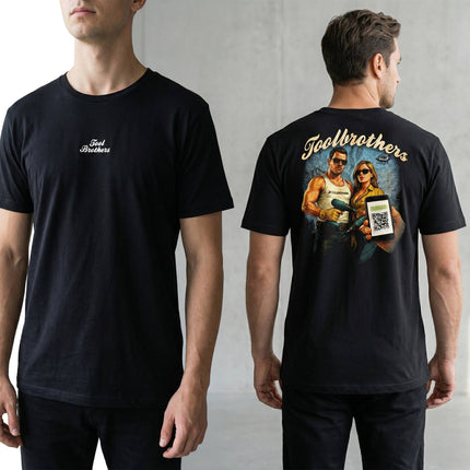 Toolbrothers Fan Shirt Simple Black Groesse S 3 - toolbrothers
