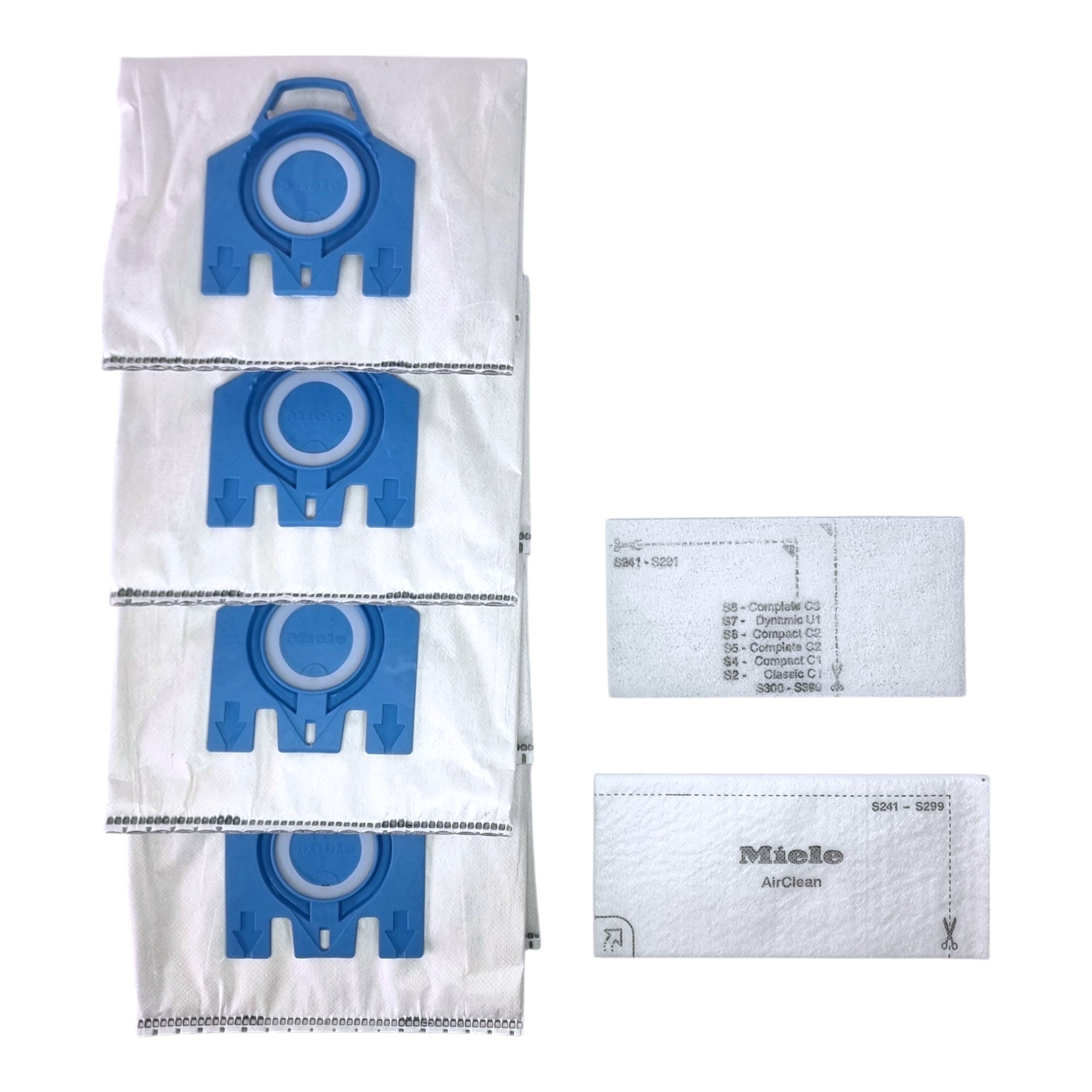 Miele 2x HyClean Pure GN Staubsaugerbeutel 8 Stueck mit Filter 2x 12421130 fuer Complete C2 C3 Classic C1 S8 S5 S2 1 - toolbrothers