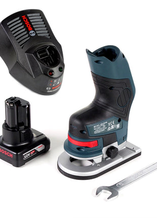 Bosch GKF 12V-8 Akku Kantenfräse 12V + 1x Akku 6,0Ah + Schnellladegerät - Toolbrothers