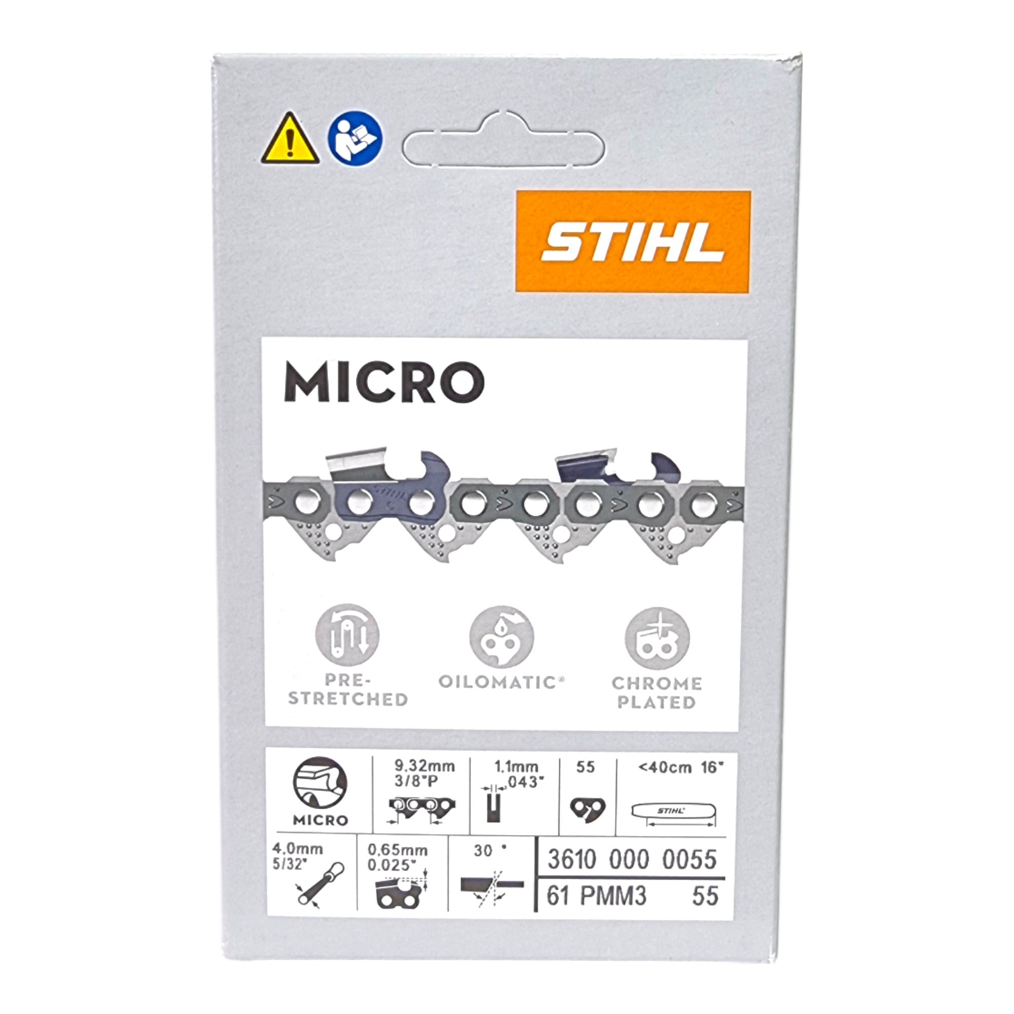 STIHL Picco Micro Mini 3 Saegekette 40 cm 3 8 P 1 1 mm 55 TG 2 Stk 2x 36100000055  1 - toolbrothers