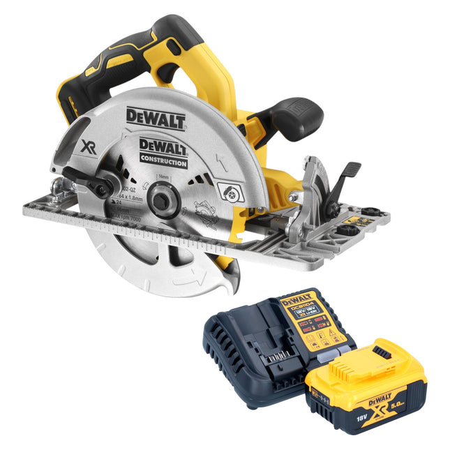 DeWalt DCS 572 P1 Akku Handkreissaege 18 V 184 mm Brushless 1x Akku 5 0 Ah Ladegeraet 0 - toolbrothers