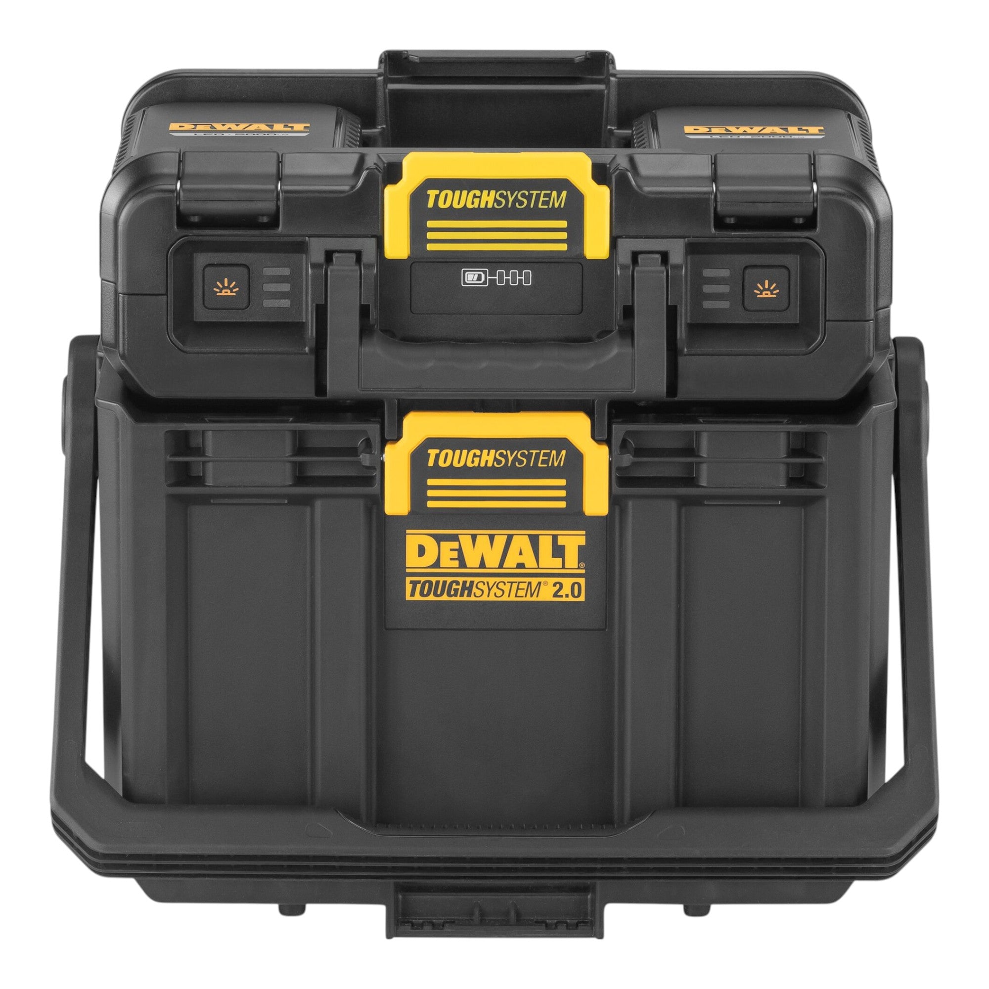 DeWalt DWST08061 1 Werkzeugbox mit integrierten Leuchten 395 x 352 x 255 mm ToughSystem 2 0 1x Akku 5 0 Ah Ladegeraet 1 - toolbrothers
