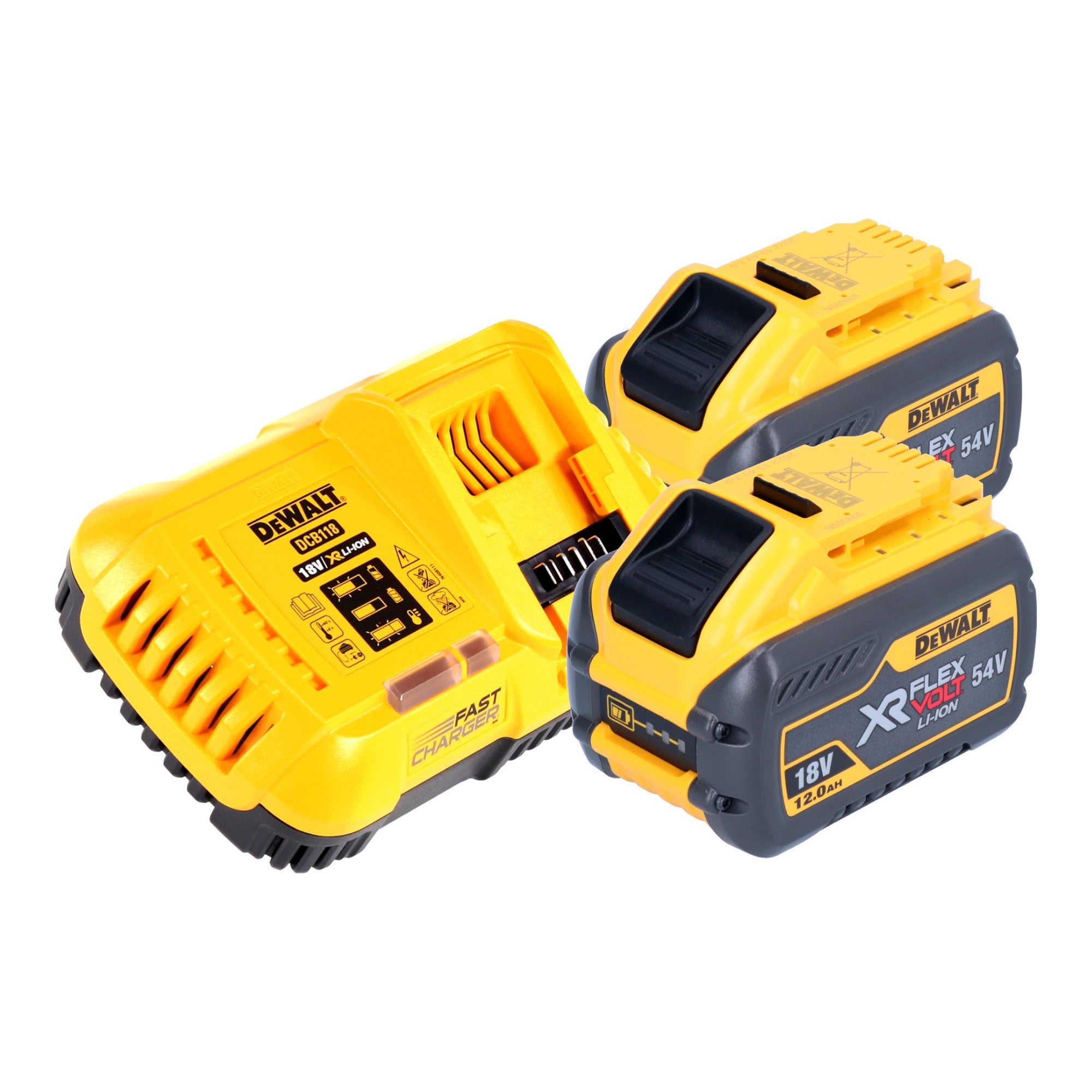 DeWalt DCS 691 Y2 Akku Trennschleifer 54 V FlexVolt 230 mm Brushless 2x Akku 12 0 Ah Ladegeraet 2 - toolbrothers