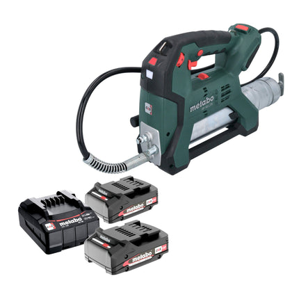 Metabo FP 18 LTX Akku Fettpresse 18 V 690 bar 2x Akku 2 0 Ah Ladegeraet 0 - toolbrothers