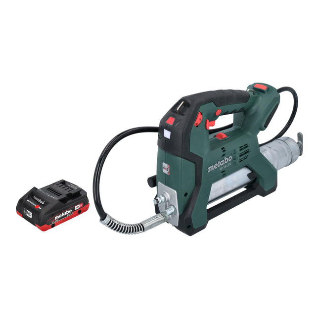 Metabo FP 18 LTX Akku Fettpresse 18 V 690 bar 1x LiHD Akku 4 0 Ah ohne Ladegeraet 0 - toolbrothers