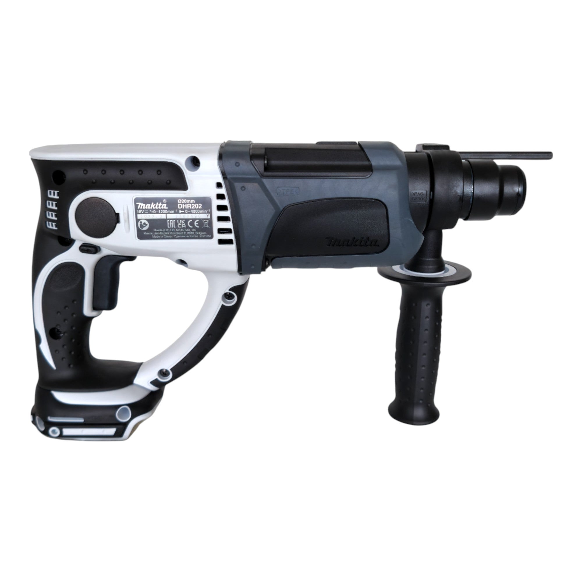 Makita DHR 202 RT1W Akku Bohrhammer 18 V 20 mm 2 0 J weiss 1x Akku 5 0 Ah Ladegeraet 4 - toolbrothers