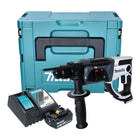 Makita DHR 202 RT1JW Akku Bohrhammer 18 V 20 mm 2 0 J weiss 1x Akku 5 0 Ah Ladegeraet Makpac 0 - toolbrothers