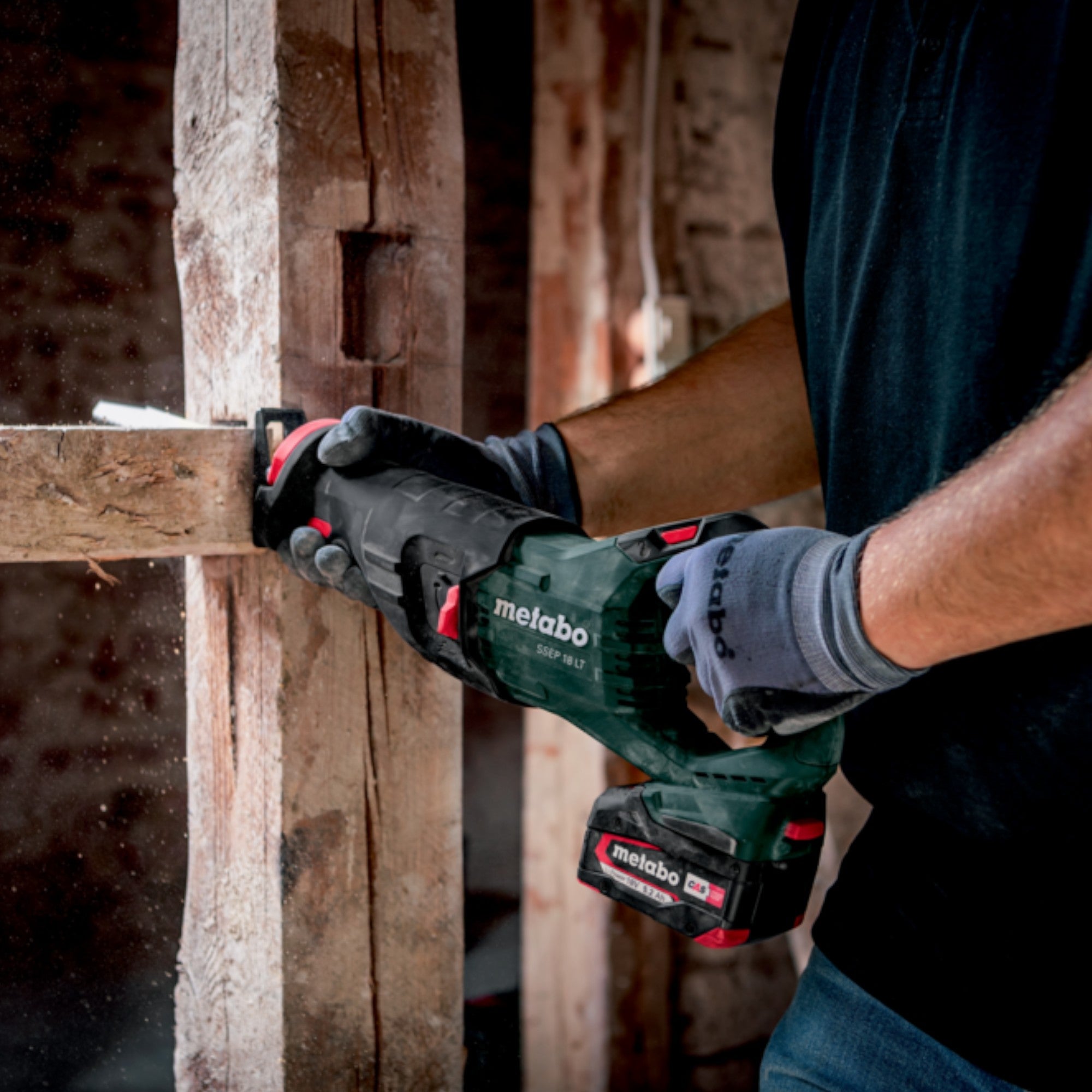Metabo SSEP 18 LT Akku Saebelsaege 18 V 32 mm 2x Akku 4 0 Ah Ladegeraet 4 - toolbrothers