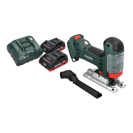 Metabo STA 18 LTX 100 Akku Stichsaege 18 V 100 mm Brushless 2x LiHD Akku 4 0 Ah Ladegeraet 0 - toolbrothers