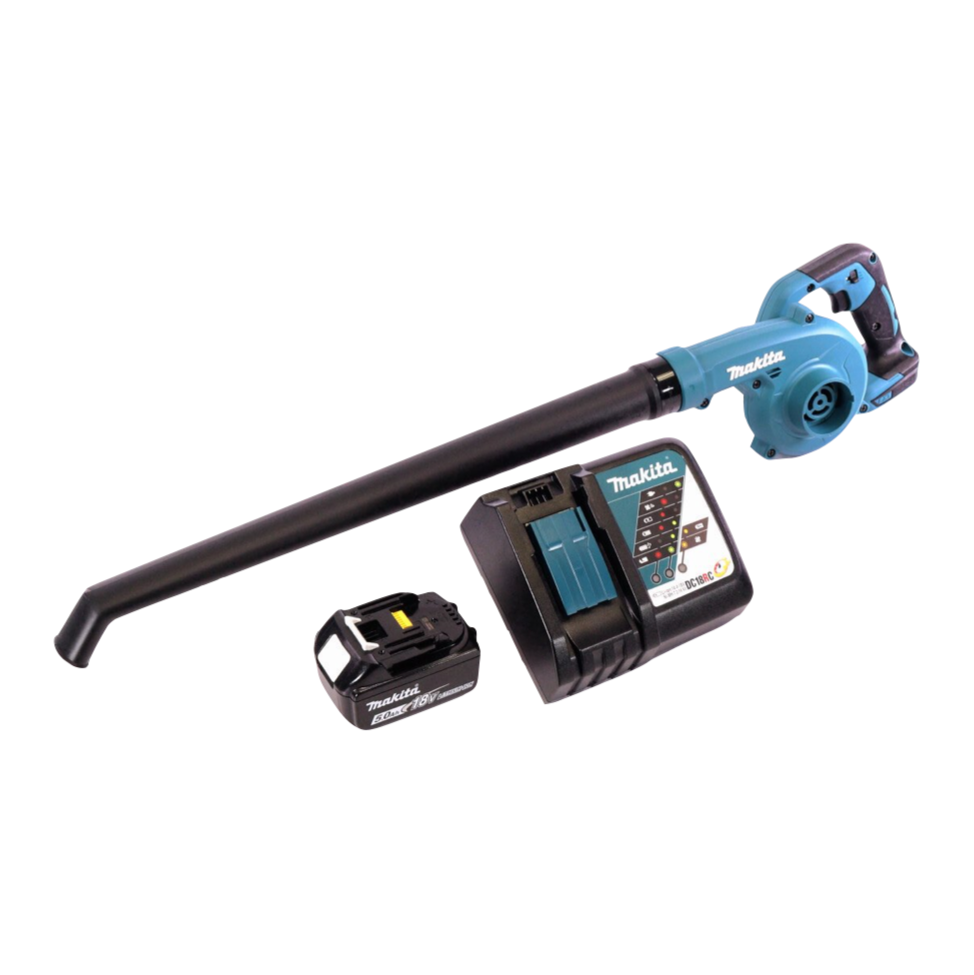 Makita DUB 186 RT Akku Geblaese Laubblaeser 18 V 1x Akku 5 0 Ah Ladegeraet 0 - toolbrothers