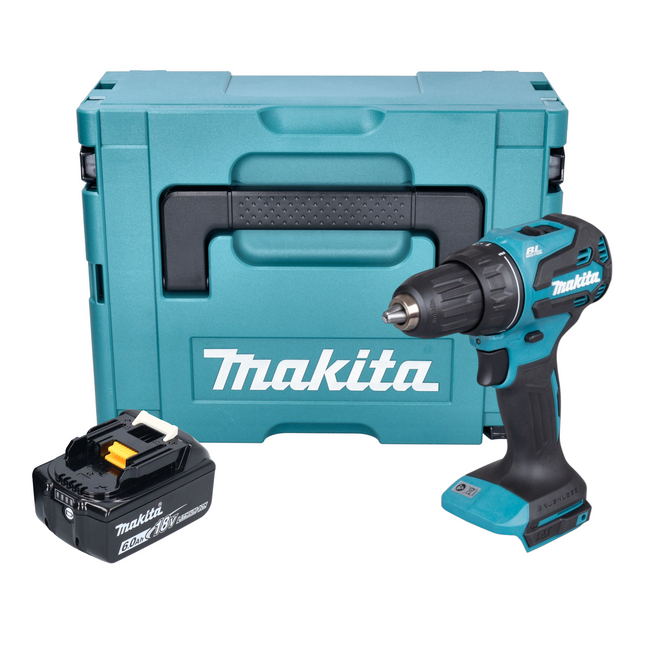 Makita DDF 490 G1J Akku Bohrschrauber 18 V 65 Nm 1 2 Brushless 1x Akku 6 0 Ah Makpac ohne Ladegeraet 0 - toolbrothers