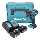 Makita DDF 490 SGJ Akku Bohrschrauber 18 V 65 Nm 1 2 Brushless 2x Akku 6 0 Ah Ladegeraet Makpac 0 - toolbrothers