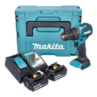 Makita DHP 490 RGJ Akku Schlagbohrschrauber 18 V 65 Nm Brushless 2x Akku 6 0 Ah Ladegeraet Makpac 0 - toolbrothers
