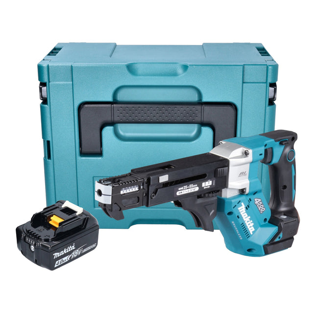 Makita DFR 552 M1J Akku Magazinschrauber 18 V 25 55 mm Brushless 1x Akku 4 0 Ah Makpac ohne Ladegeraet 0 - toolbrothers