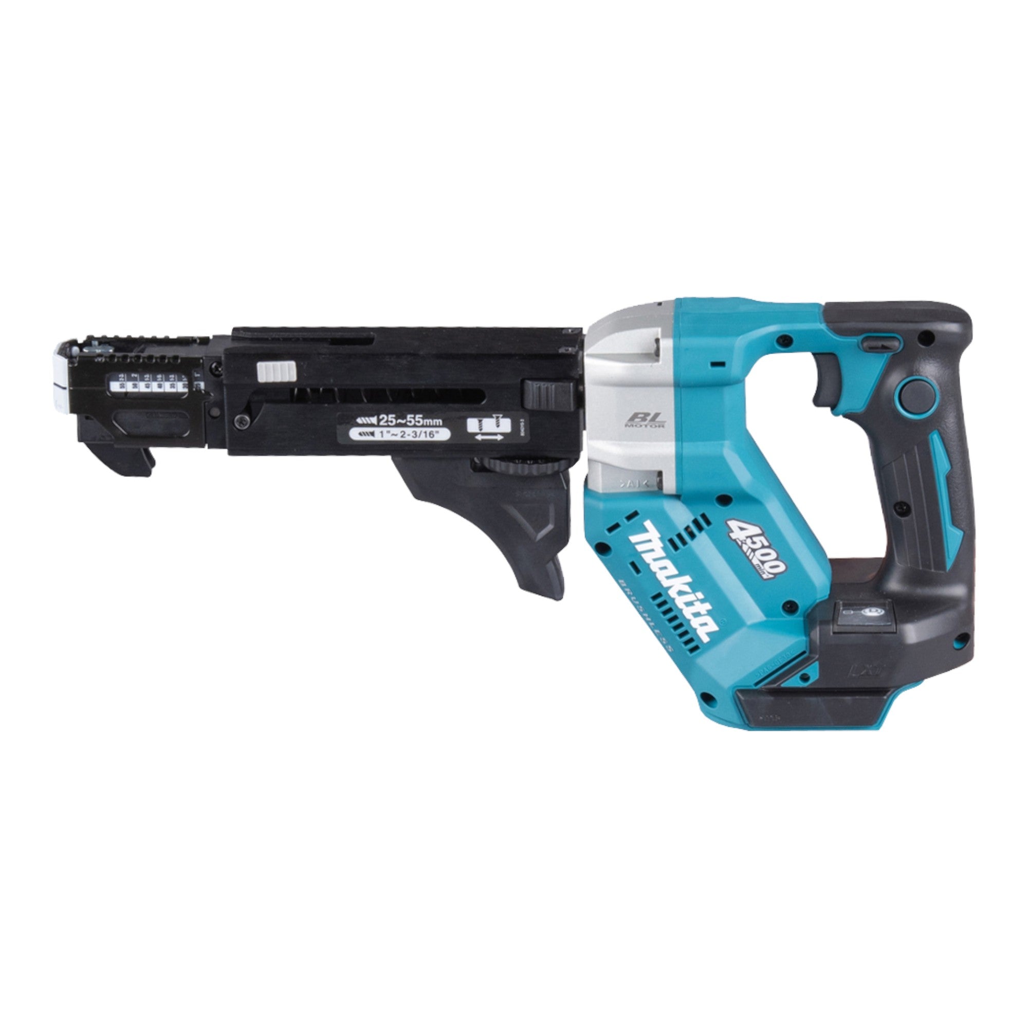 Makita DFR 552 ST1J Akku Magazinschrauber 18 V 25 55 mm Brushless 1x Akku 5 0 Ah Ladegeraet Makpac 1 - toolbrothers